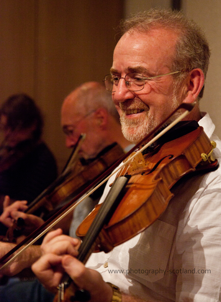 Members of the String Circle fiddle class Photo - happy members of the String Circle fiddle class in Edinburgh